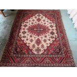 Decorative middle eastern style floor rug