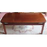 G Plan 20th century mahogany coffee table. Approx. 43cm H x 112cm W x 34cm D