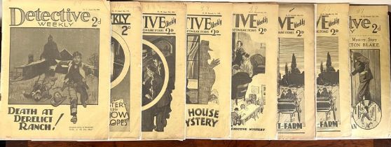 DETECTIVE WEEKLY FROM AUGUST 11th 1934, 77, 78, 79, 80, 81, 82 x2, 83