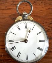 SILVER CASED POCKET WATCH, THOMAS BOSTOCK, SANDBACH, 1805-1884, No5429