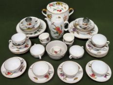 Large quantity of Royal Worcester Evesham dinnerware