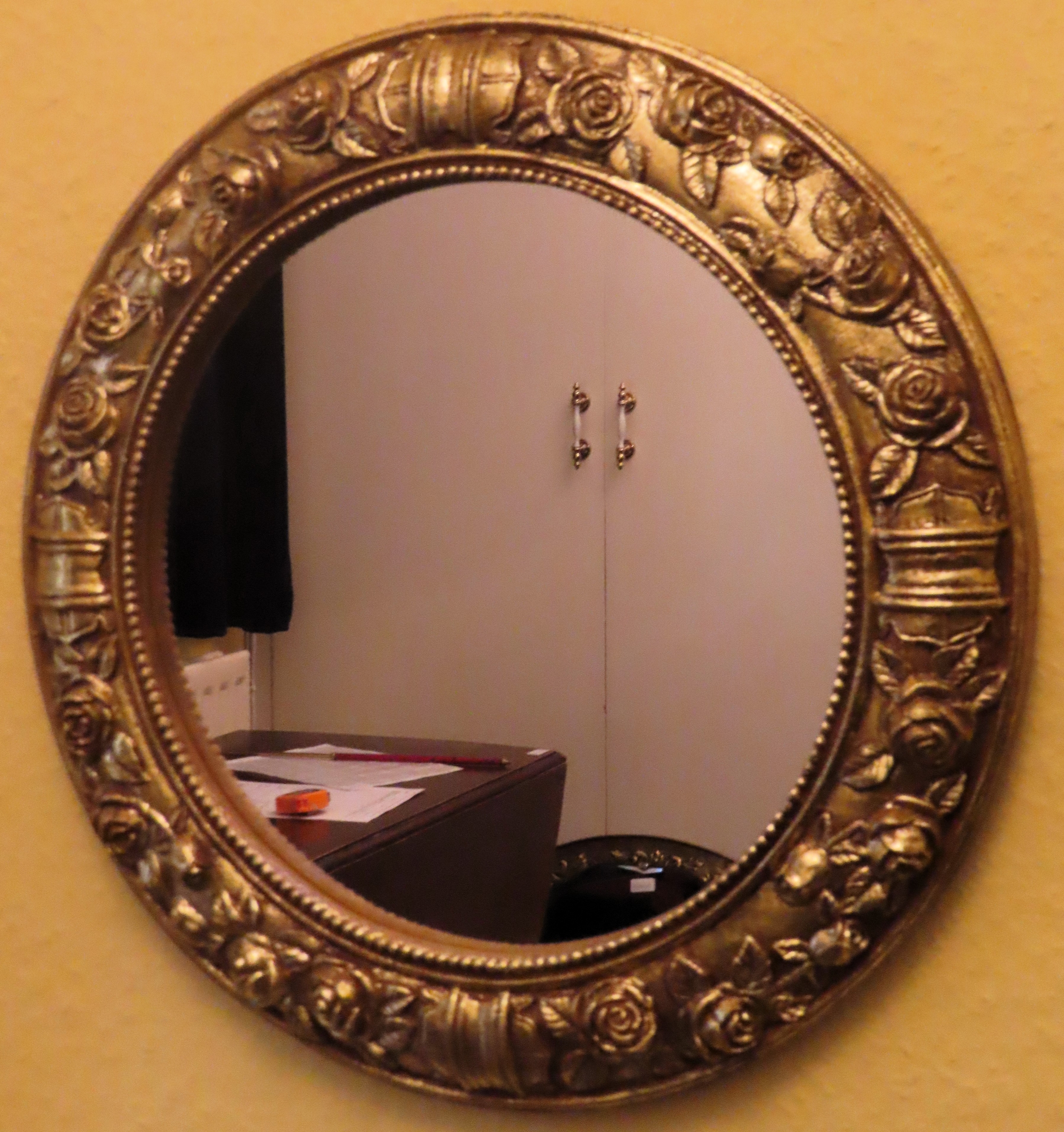 20th century gilded wall mirror