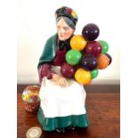 ROYAL DOULTON FIGURE- THE OLD BALLOON SELLER HN1315, APPROX 19cm HIGH