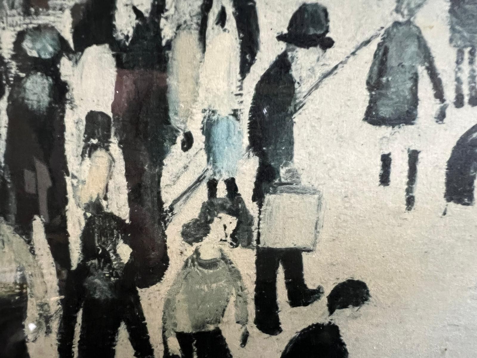 LS LOWRY, OFFSET LITHOGRAPH, THE CROSSING, APPROX 41 x 57cm - Image 2 of 4