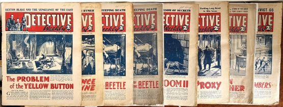 DETECTIVE WEEKLY FROM FEBRUARY 10th 1940, 364, 366, 367 x2, 368, 370, 371, 375
