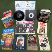 Sundry Beatles memorabilia Inc. John Lennon book - In His Own Write, various paperback volumes,