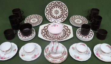 Parcel of J&G Meakin tea/dinner ware, plus Adderley, Tuscan etc All in used condition, unchecked