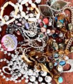 ACCUMULATION OF COSTUME JEWELLERY, AS PER IMAGE