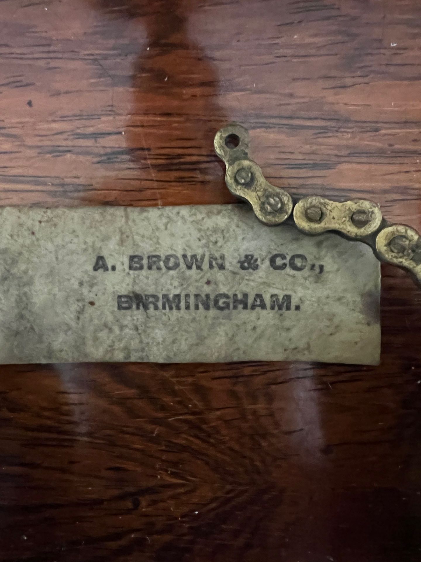 FIVE UNUSED ORNATE SOLID BRASS BELL PULLS INCLUDING LABEL, A BROWN CO BIRMINGHAM - Image 6 of 6