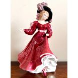 ROYAL DOULTON FIGURE PATRICIA HN3365, MODELLED BY VALERIE ALLAND, FIGURE OF THE YEAR 1993, APPROX