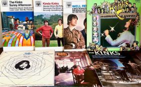THE KINKS, SEVEN LPs, 1964, 1965, 1965, 1966, 1970, 1971, 1972 ALL IN GOOD USED CONDITION