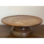 WOODEN LAZY SUSAN, DIAMETER APPROX 42cm