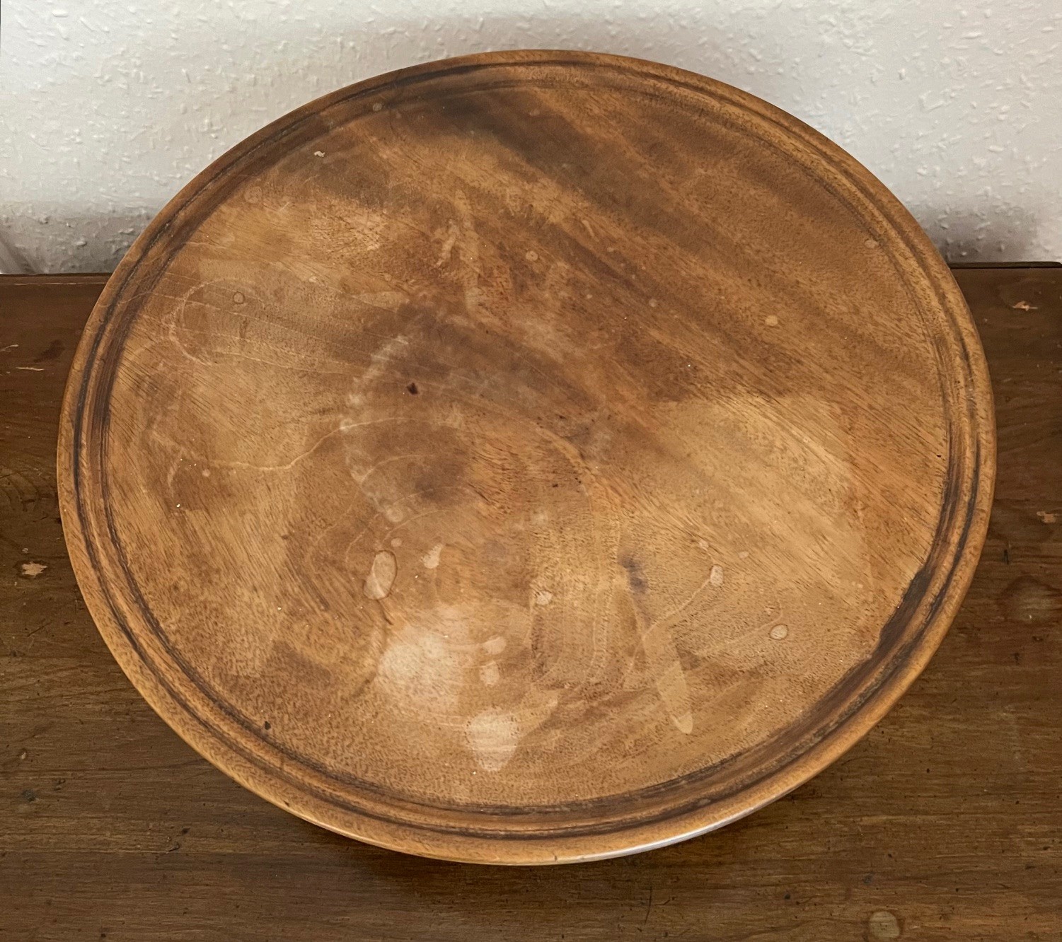 WOODEN LAZY SUSAN, DIAMETER APPROX 42cm - Image 3 of 3