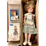 PEDIGREE DRESS MAKING DOLL, APPROX 47cm, PLUS LITERATURE (WOMAN MAGAZINE)