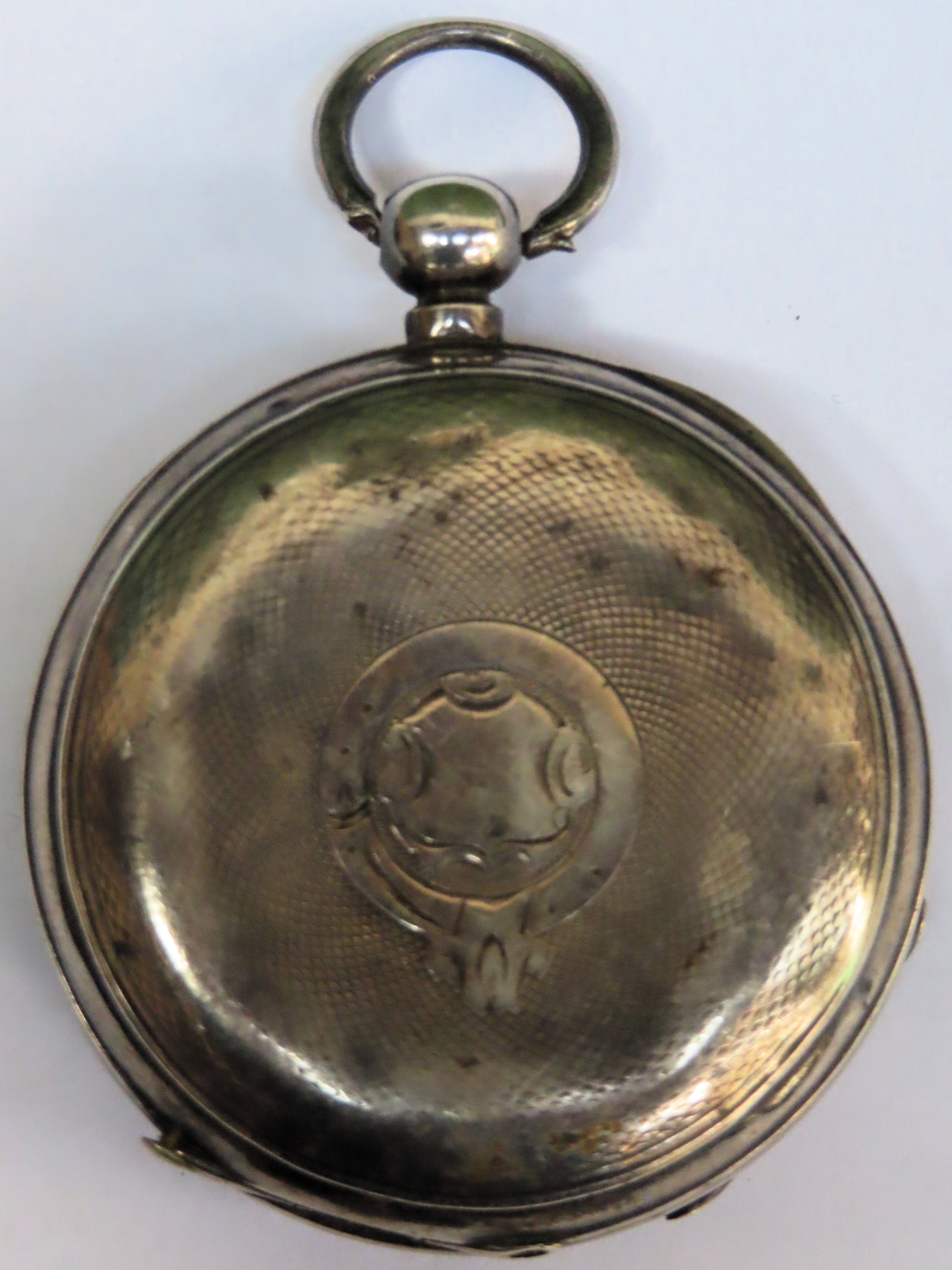 Hallmarked Silver The Columbia Watch (TCW) pocket watch Used condition, various crack to dial - Image 2 of 2