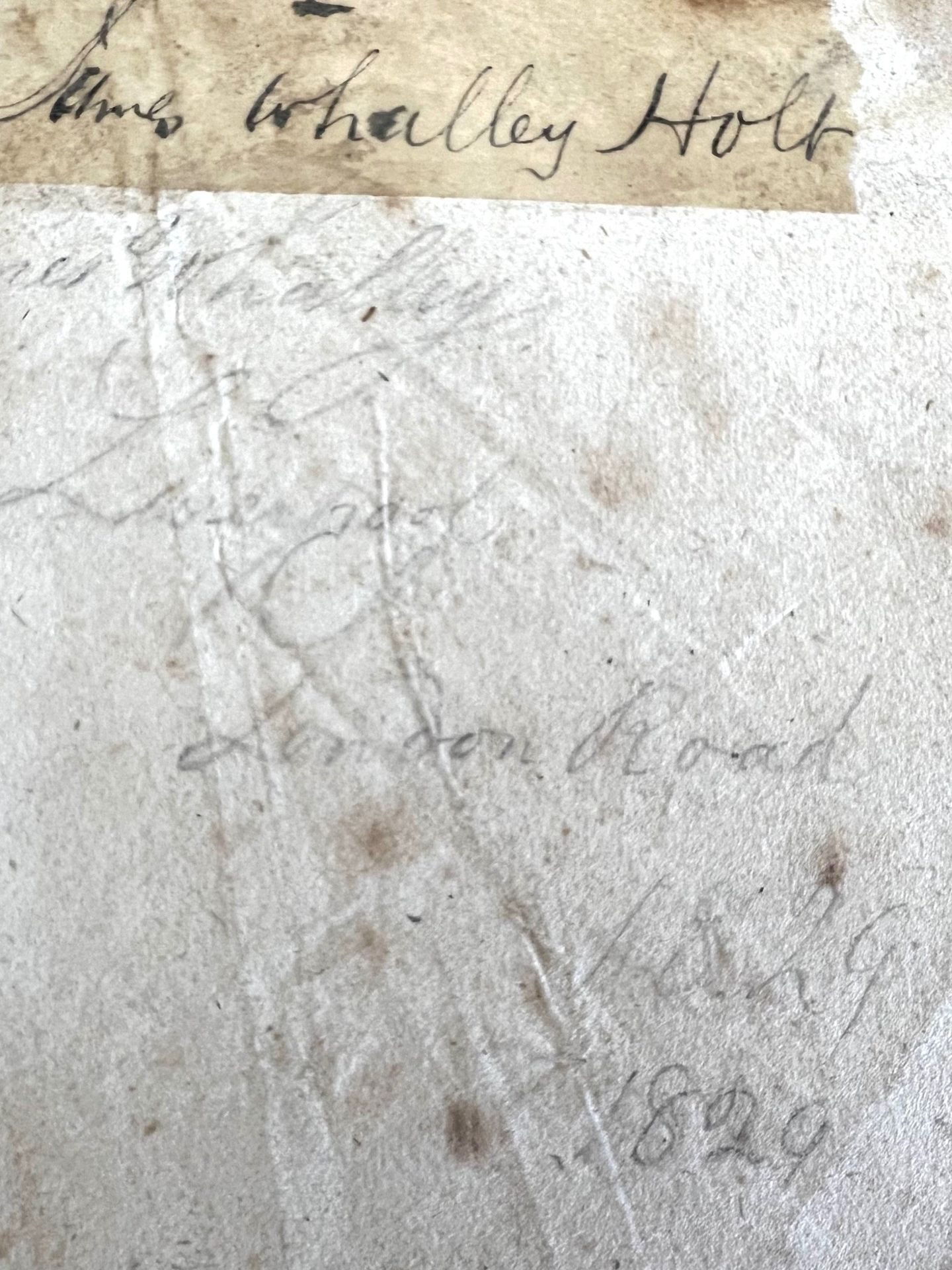 ABBOT ANSELM 'ORIGIN AND ANTIQUITY OF LETTERS', PENCIL INSCRIPTION, 1829 - Image 4 of 5