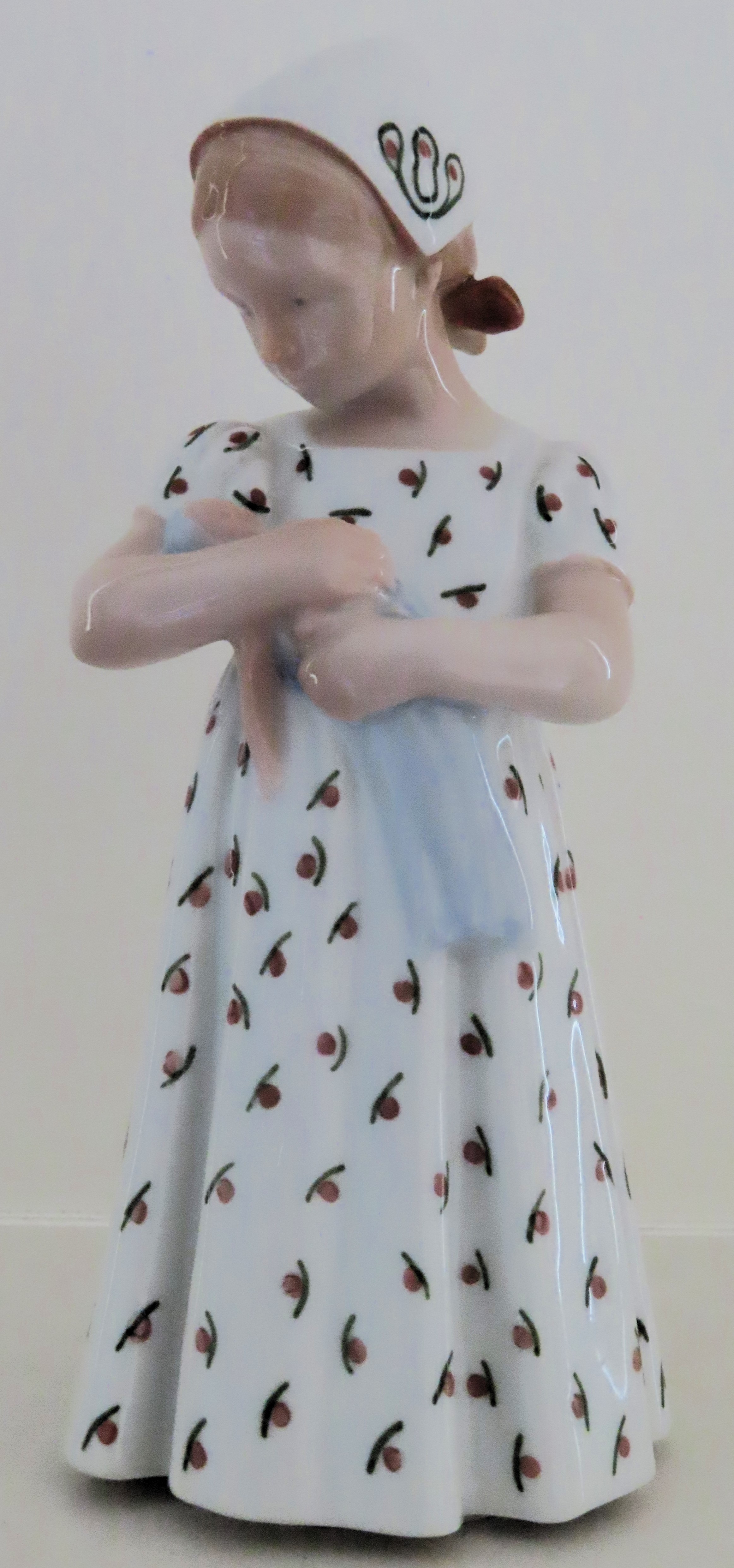 Royal Copenhagen glazed ceramic figure. Approx. 20cms H reasonable used condition