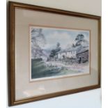 Judy Boyes - Framed pencil signed limited edition print - Borrowdale. Approx. 26 x 39cms