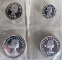 2004 Maundy set of four silver sealed coinage All in reasonable condition