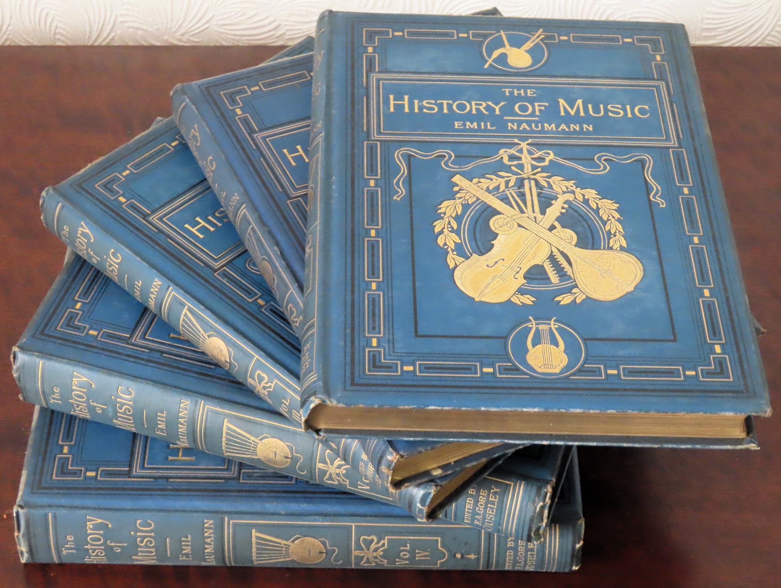 Five volume set - A History of Music All in used condition, unchecked