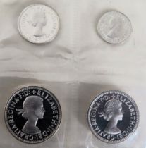 2004 Maundy set of four silver sealed coinage All in reasonable condition