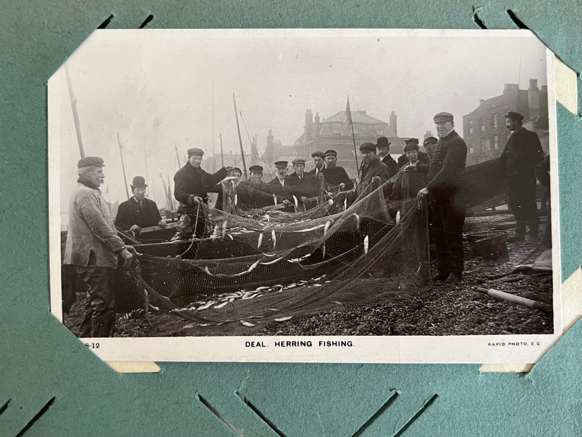 ALBUM CONTAINING FORTY-EIGHT POSTCARDS, MANY RELATING TO HMS VERNON, ETC - Image 2 of 6