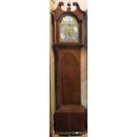 Late 19th/Early 20th century oak cased long case clock with ormolu brass mounted dial, Joseph