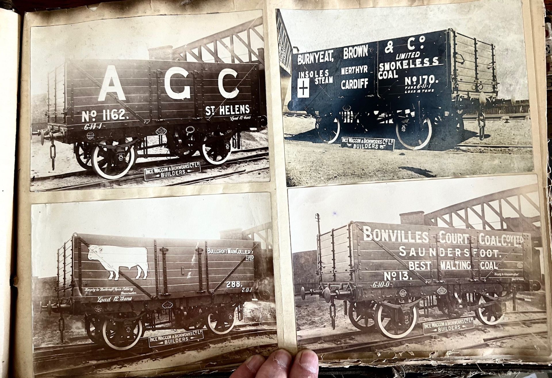 BRITISH RAIL ACCOUNTING RECORD BOOK 1958, ALSO AN ALBUM CONTAINING POSTCARDS, PHOTOS, RAILWAY - Image 3 of 10