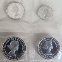 2004 Maundy set of four silver sealed coinage All in reasonable condition