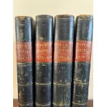 CASSELL'S NATURAL HISTORY, FOUR VOLUMES, QUARTER LEATHER BOARDS