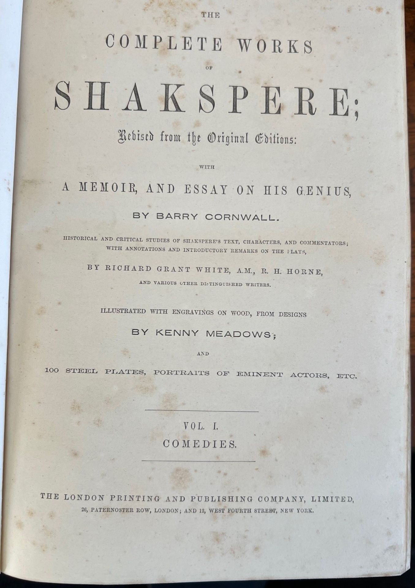 THREE VOLUMES 'SHAKESPEARE'S TRAGEDIES', GILDED FULL LEATHER BINDINGS - Image 2 of 2