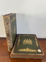 BEATTIE 'SCOTLAND ILLUSTRATED', NUMEROUS PLATES AND MAP, TWO VOLUMES