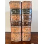 ED WYLDE LORD BROUGHAM 'CIRCLE OF THE SCIENCES', TWO VOLUMES, QUARTER LEATHER BOARDS
