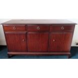 Stag Minstral mid 20th century mahogany sideboard. Approx. 82cm H x 141cm W x 46cm D Reasonable used