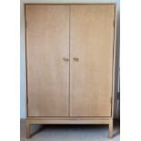 Stag 20th century light oak tallboy. Approx. 118 x 96 x 43cms reasonable used condition with minor