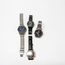 Four gent's wristwatches.