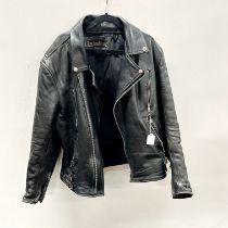 A vintage Bikers Paradise leather jacket size 42.