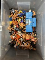 A large quantity of WWF wrestling figures.