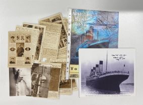 Titanic interest: A photograph of the Titanic signed by the last surviving passenger Millvina Dean