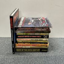 A group of military and related books.