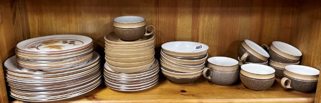 An extensive Denby dinner and tea set.