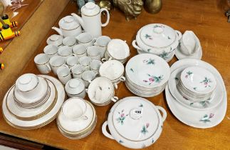 A 1960's German KPM porcelain dinner service, together with a further group of mixed white and