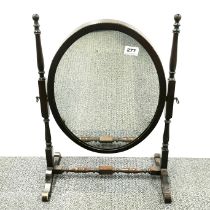 A 19th C dressing table mirror, H. 57cm.