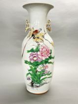 A large Chinese Republican period porcelain vase, H. 58cm. Slightly A/F to rim.