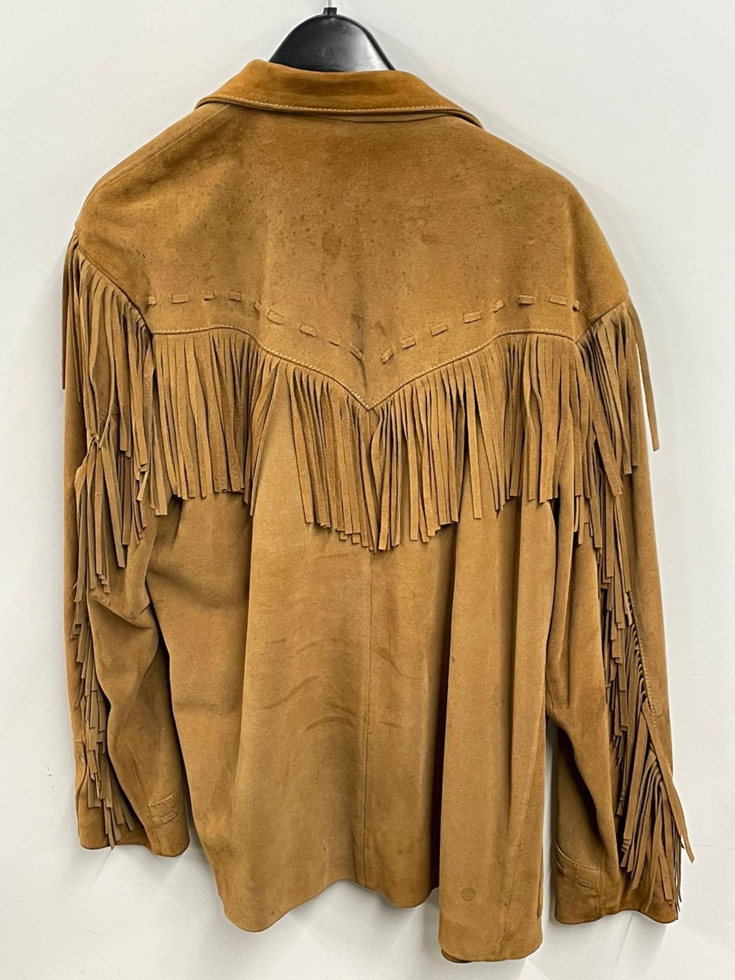 A Sendra Western style suede leather jacket, size XL. - Image 2 of 2