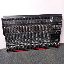 A Maccie 32.8 8-BUS audio mixing console, serial number 0N11509, 115 x 75cm.