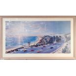 Walter Viszolay: A large pencil signed limited edition 67/475 lithograph of "Sunshine Co", 102 x