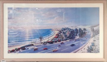 Walter Viszolay: A large pencil signed limited edition 67/475 lithograph of "Sunshine Co", 102 x