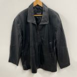 A vintage gent's Lakeland leather coat, size 46.