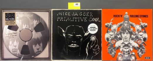 Three Albums comprising of Rock n' Rolling stones, Decca Recording SKL5149, Mick Jagger Primitive